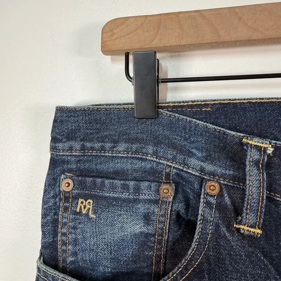 RRL BY RALPH LAUREN Slim Narrow Grandfalls Jean Grandfalls Wash 34 - Picture 7 of 12